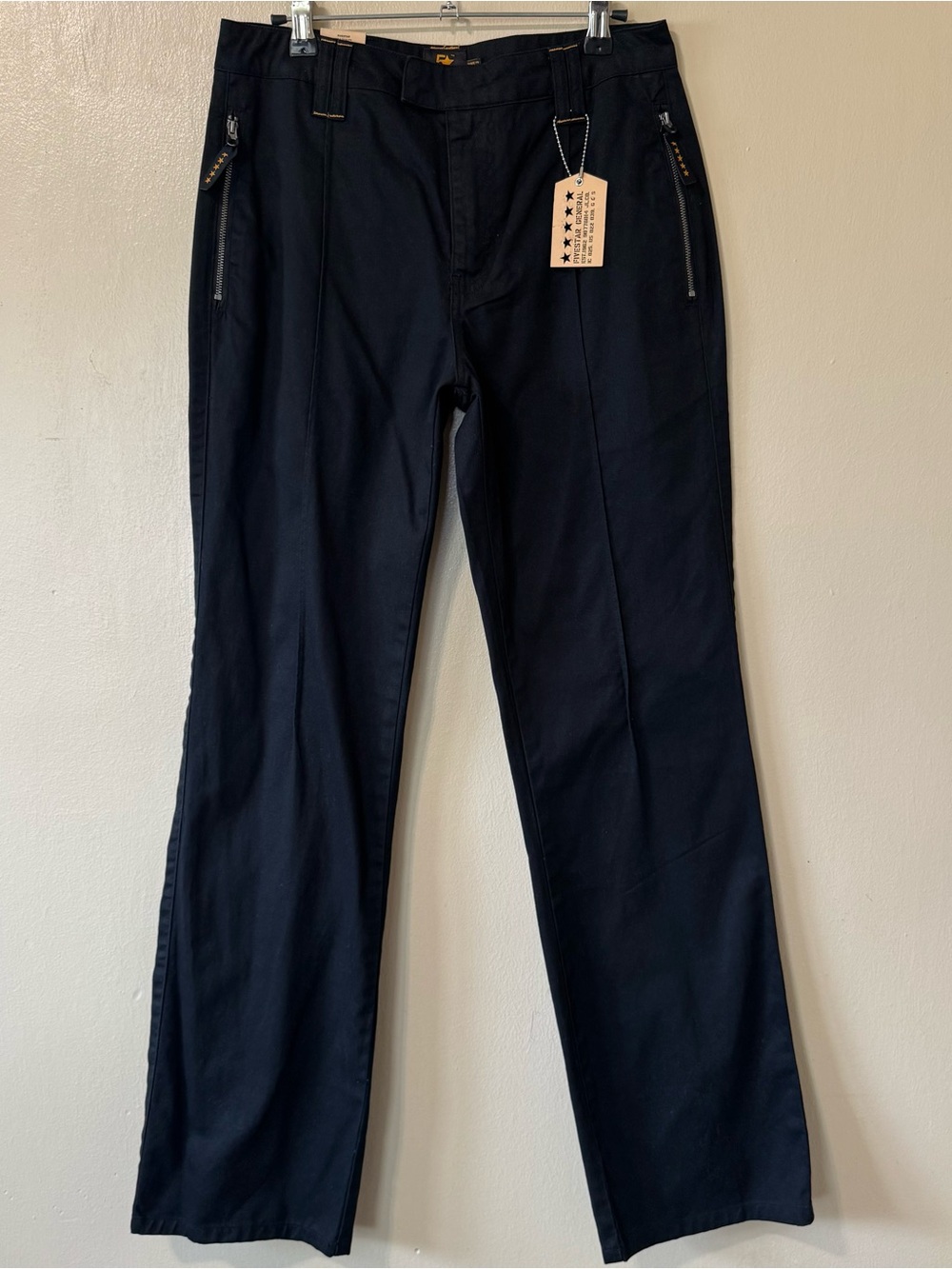 NWT Black Fivestar General “relaxed fit” trouser pants